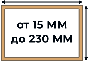 Размер профильной трубы от 15 до 230мм